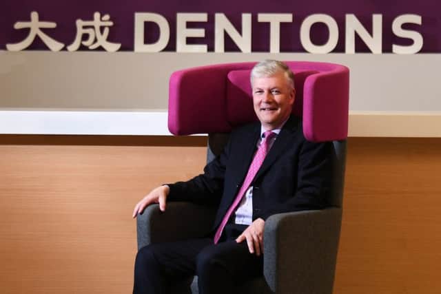 Kenneth Shand, pictured at Dentons' Glasgow office in George Square, is determined to help Scottish companies navigate global waters. Picture: John Devlin.