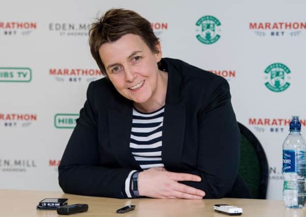 Leeann Dempster, having experienced her own challenge with her sexuality, believes gay footballers would be well supported. Picture: SNS.