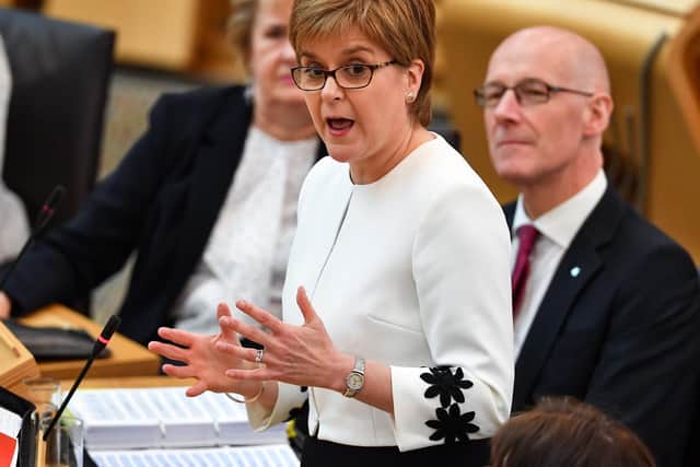 Nicola Sturgeon faces pressure to cut air tax in Scotland. Picture: Getty