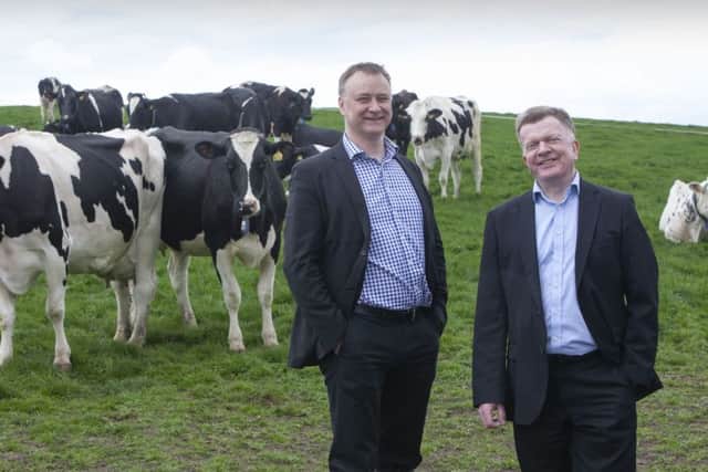Left to right: John McNicol of Kelvin Capital with Alan Hale, chief executive at Biotangents. Picture: Contributed