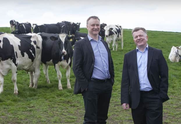 Left to right: John McNicol of Kelvin Capital with Alan Hale, chief executive at Biotangents. Picture: Contributed