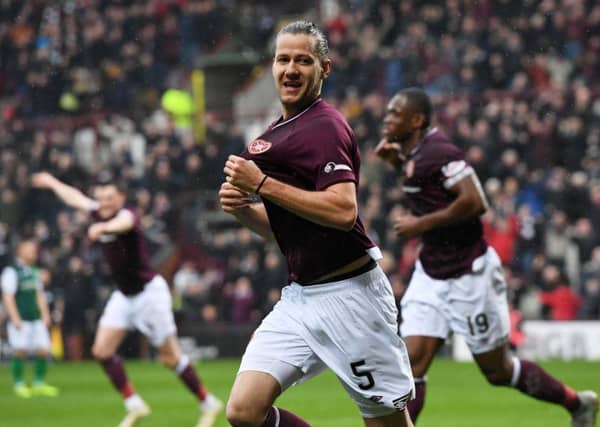 Peter Haring has extended his stay with Hearts. Picture: SNS Group