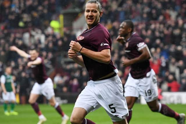 Peter Haring has extended his stay with Hearts. Picture: SNS Group