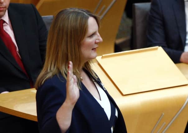 Michelle Ballantyne was sworn in as a list MSP in 2017