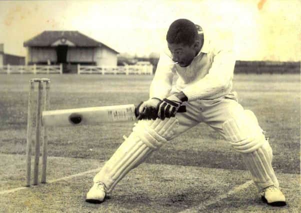Adzil Holder in action