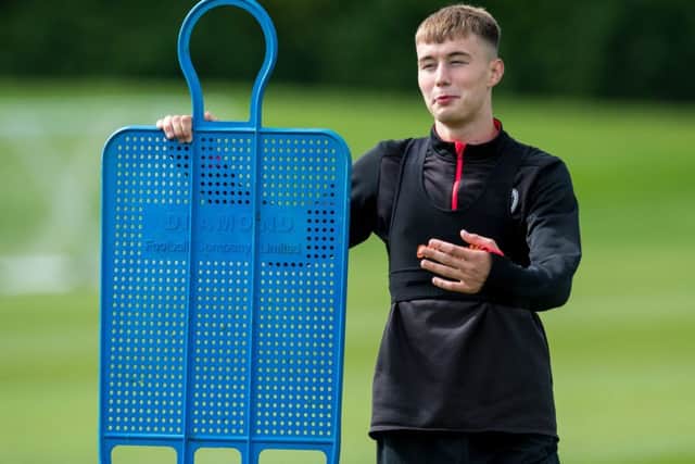 Harry Cochrane earned his place in the Hearts first-team dressing room after playing his 30th game in the Edinburgh derby last week. Picture: Ross Parker/SNS