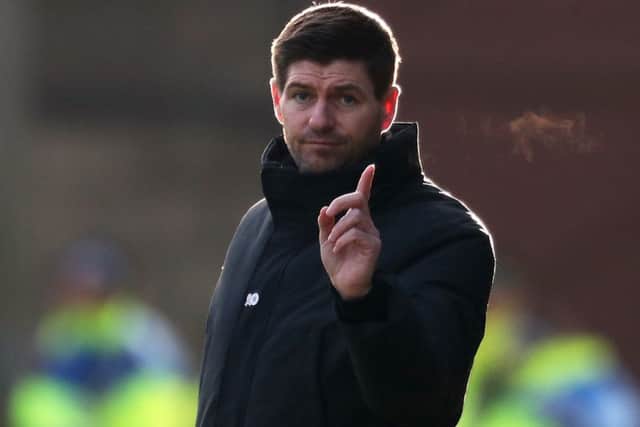 Rangers manager Steven Gerrard. Picture: Jane Barlow/PA Wire