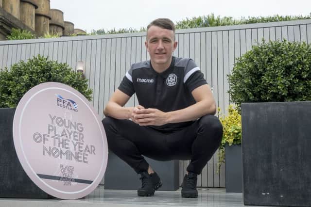 David Turnbull during the PFA Scotland Young Player of the Year nominations. Pic: Jeff Holmes/PA