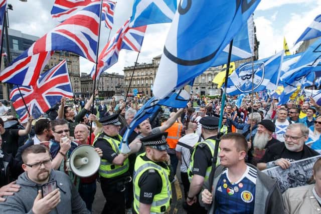 The march is taking place in Glasgow on Saturday. File picture from previous event