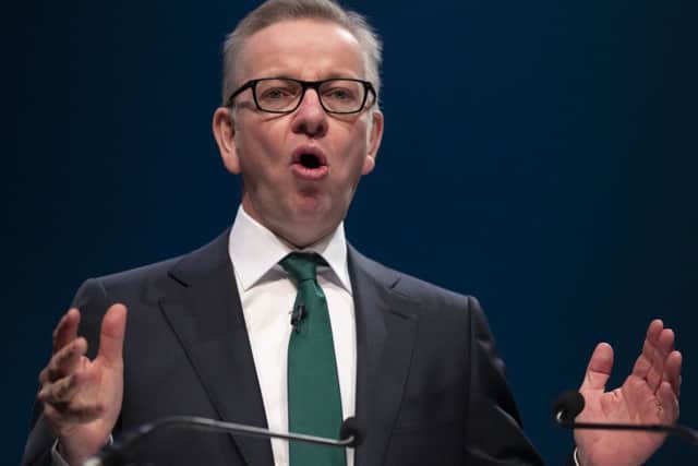 Michael Gove also took a swipe at Alexei Salmond. Picture: Jane Barlow/PA Wire