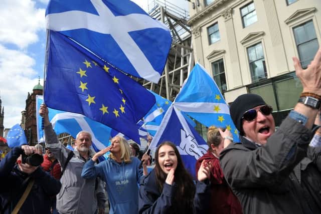 The march set off from Kelvingrove