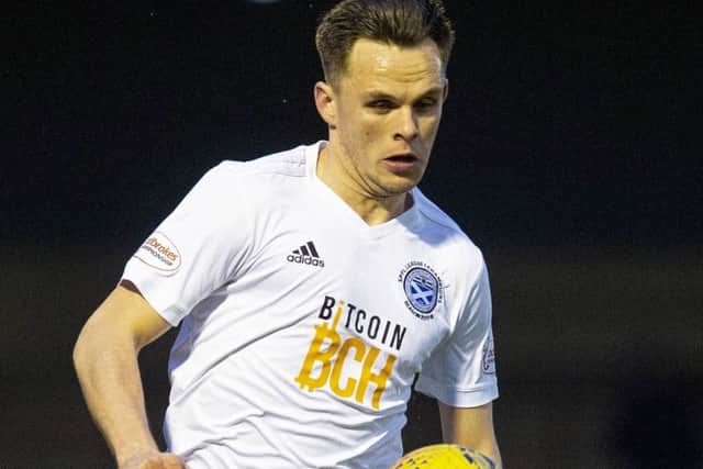 Lawrence Shankland scored for Ayr. Pic: SNS/Ross MacDonald