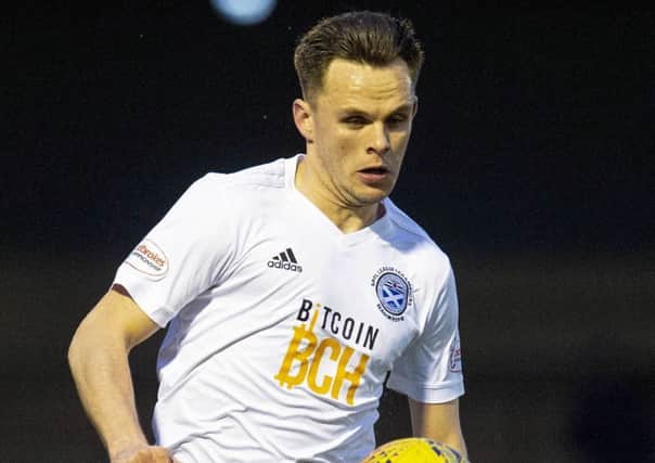 Lawrence Shankland scored for Ayr. Pic: SNS/Ross MacDonald