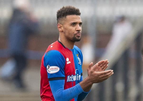 Nathan Austin in action for Inverness CT. Pic: SNS/Ross MacDonald