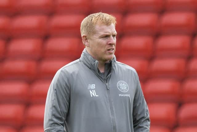 Celtic manager Neil Lennon was disappointed that Derek McInnes wasn't in the oppositon dugout. Pic: SNS/Paul Devlin