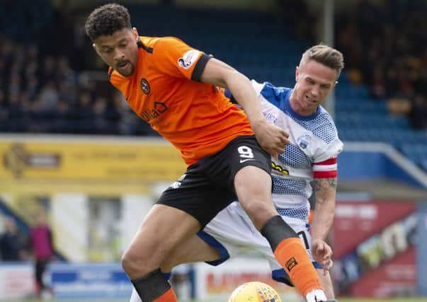 Dundee United's Osman Sow will be involved in the Premiership play-off semi-finals. Picture: SNS
