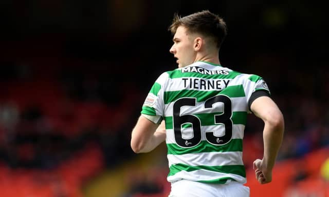 Celtic left-back Kieran Tierney. Picture: SNS