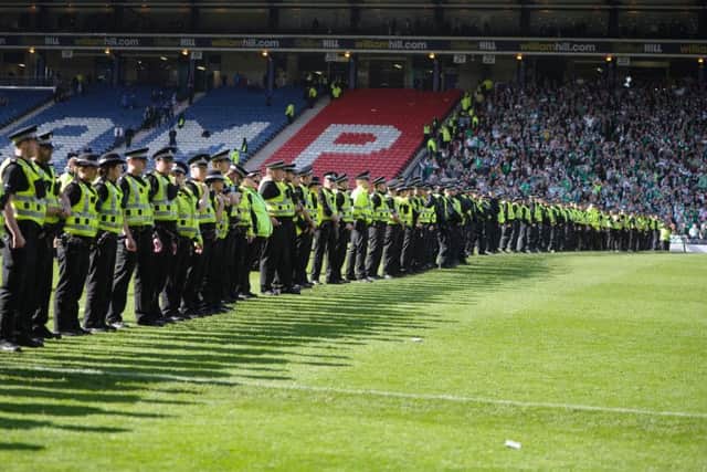 Police Scotland have closed their inquiry into the 2016 Scottish Cup Final violence. Picture: SNS