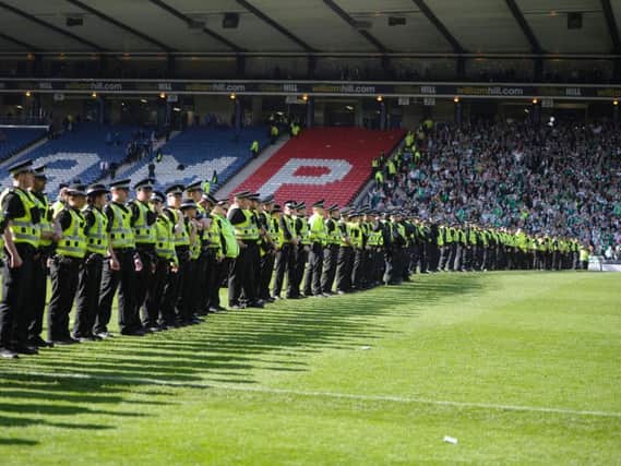 Police Scotland have closed their inquiry into the 2016 Scottish Cup Final violence. Picture: SNS