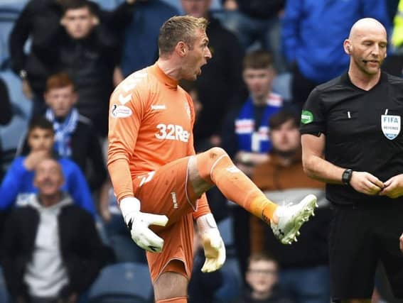 Rangers goalkeeper Allan McGregor. Picture: SNS