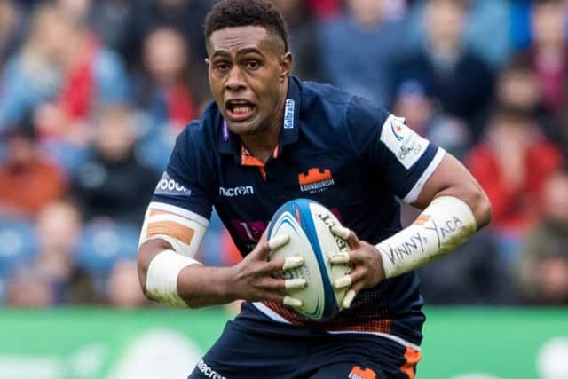 Edinburgh's Viliame Mata was voted by his peers to take home the Players' Player of the Season award. Picture: Ross Parker/SNS