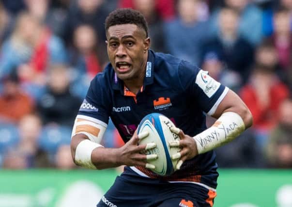 Edinburgh's Viliame Mata was voted by his peers to take home the Players' Player of the Season award. Picture: Ross Parker/SNS