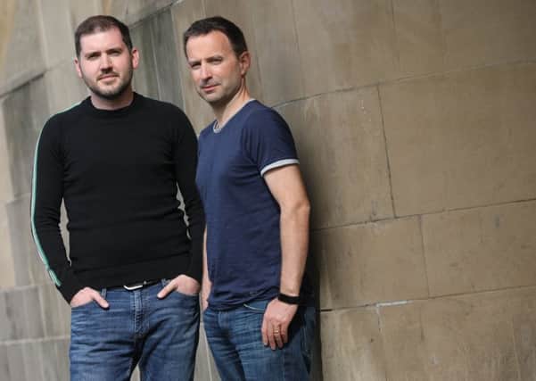 Steve Tigar (left) and Peter O'Higgins of Money Dashboard. Picture: Stewart Attwood.