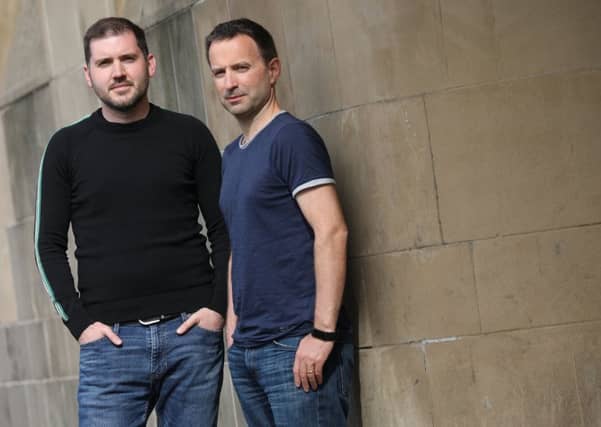 Steve Tigar (left) and Peter O'Higgins of Money Dashboard. Picture: Stewart Attwood.