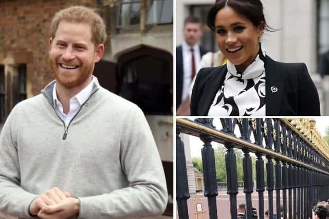 Prince Harry announced the happy news as wellwishers gathered outside Buckingham Palace