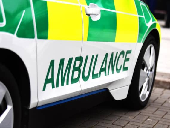 The Scottish Ambulance Service is in attendance.