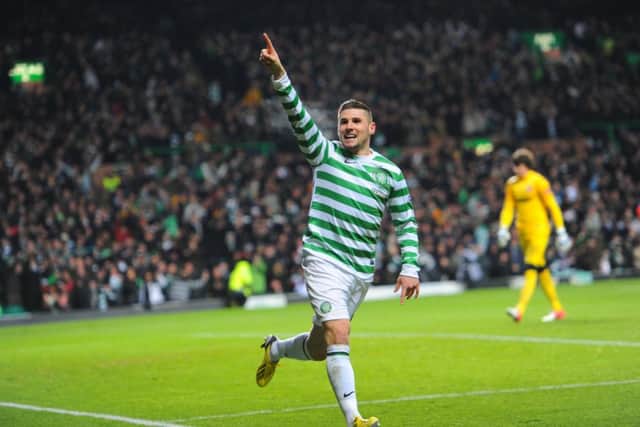 Gary Hooper impressed for Celtic during his first spell with the club. Picture: Robert Perry