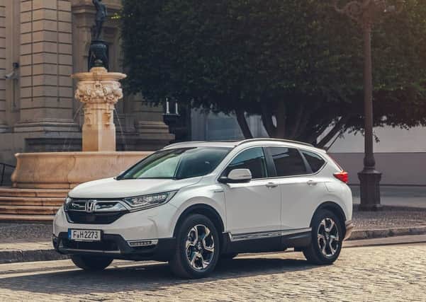 The combination of power and torque from the petrol engine and electric motors makes the Honda CR-V Hybrid responsive.