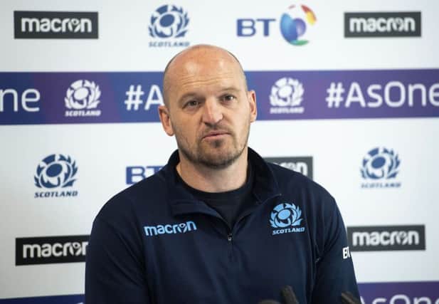 Gregor Townsend has named his training squad for the World Cup. Picture: SNS Group
