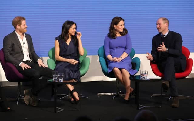Harry and Meghan Markle have been welcomed to 'the sleep deprivation society' by the Duchess of Cambridge and Prince William, Duke of Cambridge, after the birth of their first child. Picture: Chris Jackson/WPA Pool/Getty Images