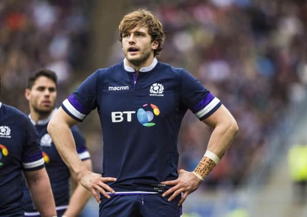 Richie Gray last played for Scotland in the 2018 Six Nations, against Italy. Picture: SNS