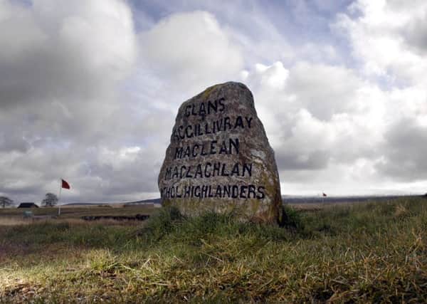 A clan grave at Culloden. Around two thirds of the entire battlefield falls outwith the site managed by National Trust for Scotland and is vulnerable to development. PIC: Jane Barlow.