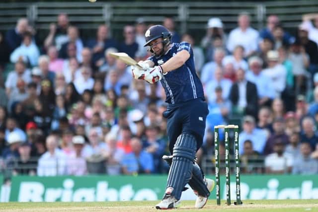 Scotland's Matthew Cross is likely to open the batting against Afghanistan. Picture: Andy Buchanan/AFP/Getty Images