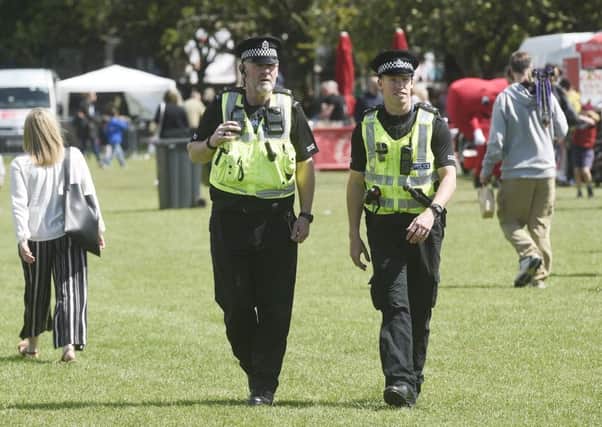 Covering events like the Meadows Festival in Edinburgh has put extra pressure on Police Scotland. Picture: Greg Macvean