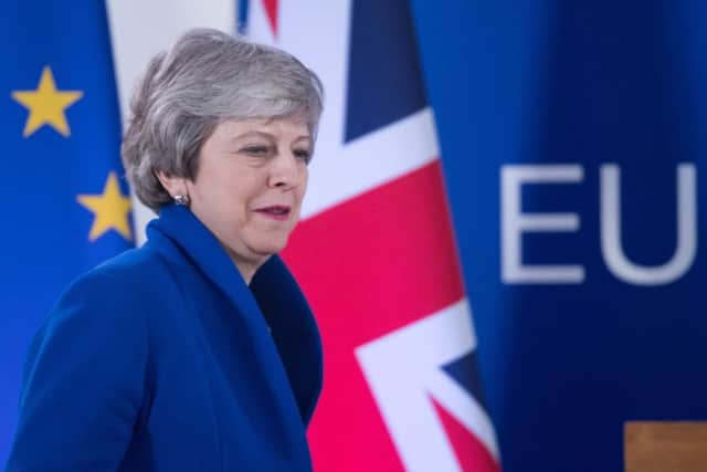 Prime Minister Theresa May at the European Council in Brussels last month. Picture: Stefan Rousseau/PA Wire