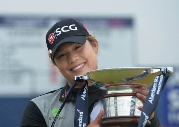 Ariya Jutanugarm of Thailand won last year's Ladies Scottish Open at Gullane. Picture: Mark Runnacles/Getty Images