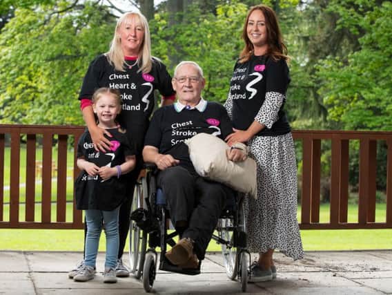 Four-year-old on mission to get her great grandad home after stroke