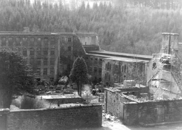 New Lanark was reduced to a "ghost town" after the last mill closed in 1968. PIC: New Lanark Trust.
