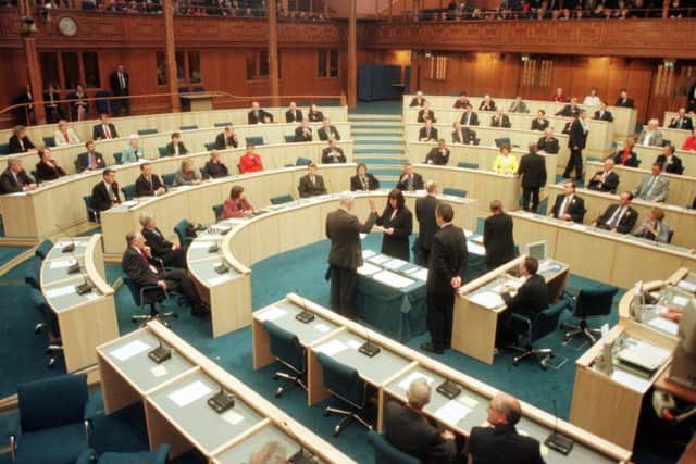 The first MSPs for nearly 300 years are sworn in on 12 May, 1999. (Picture: PA)