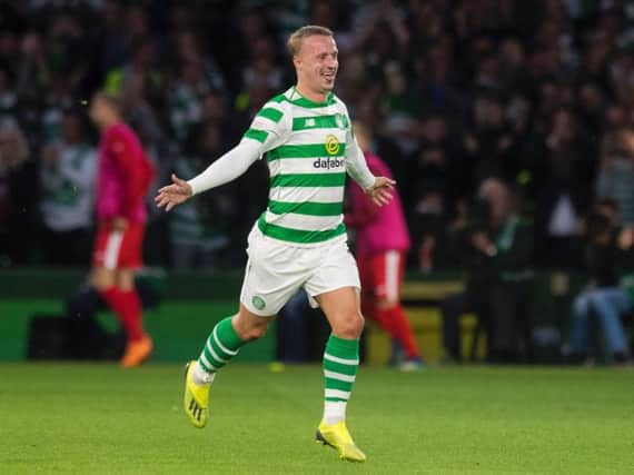 Leigh Griffiths has rubbished rumours that he is to leave Celtic. Picture: SNS