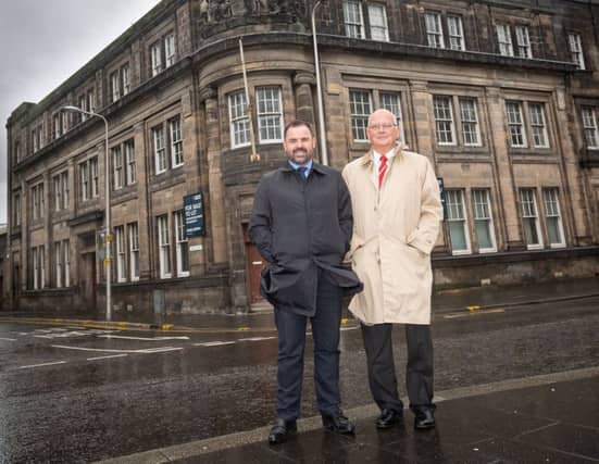 Graeme Carling, McGill CEO, with chairman Syd Fudge. Picture: Contributed