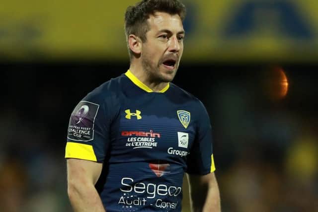 Greig Laidlaw will start on the bench for Clermont Auvergne looks in the Challenge Cup final. Picture: David Rogers/Getty Images