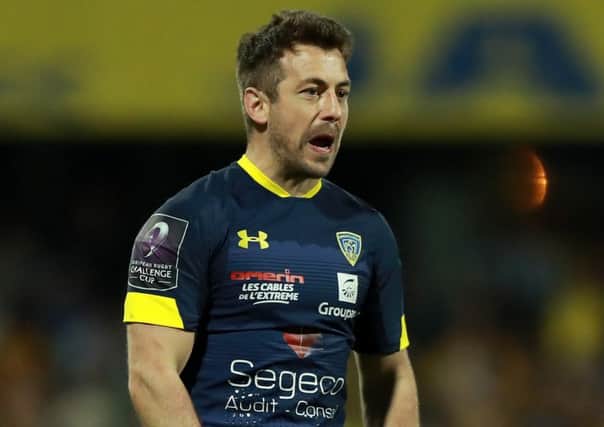 Greig Laidlaw will start on the bench for Clermont Auvergne looks in the Challenge Cup final. Picture: David Rogers/Getty Images