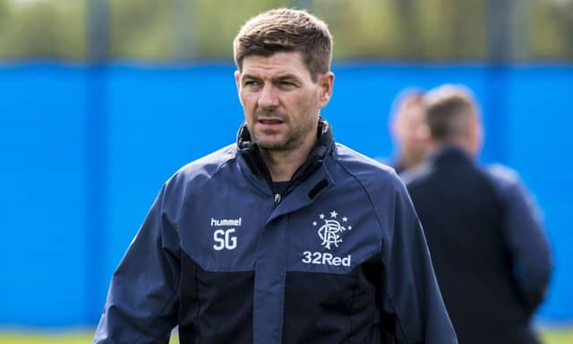 Rangers boss Steven Gerrard. Picture: SNS