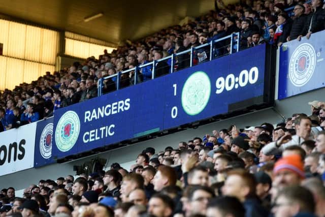 Rangers defeated Celtic 1-0 at Ibrox in December. Picture: SNS