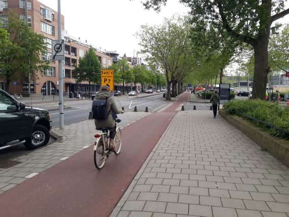 Cycle lanes in Amsterdam are like a separate road network. Picture: The Scotsman